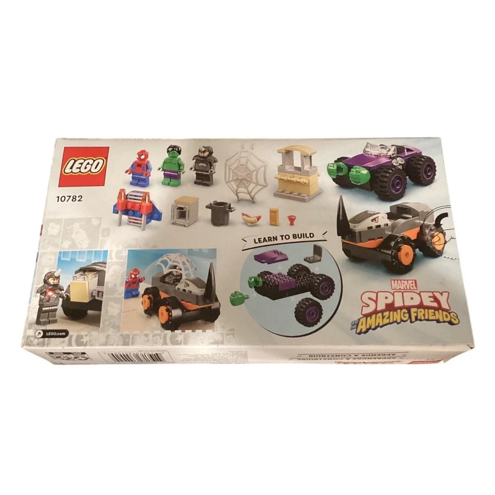 LEGO Marvel‎ Spidey and His Amazing Friends Hulk vs Rhino Truck Showdown 10782
